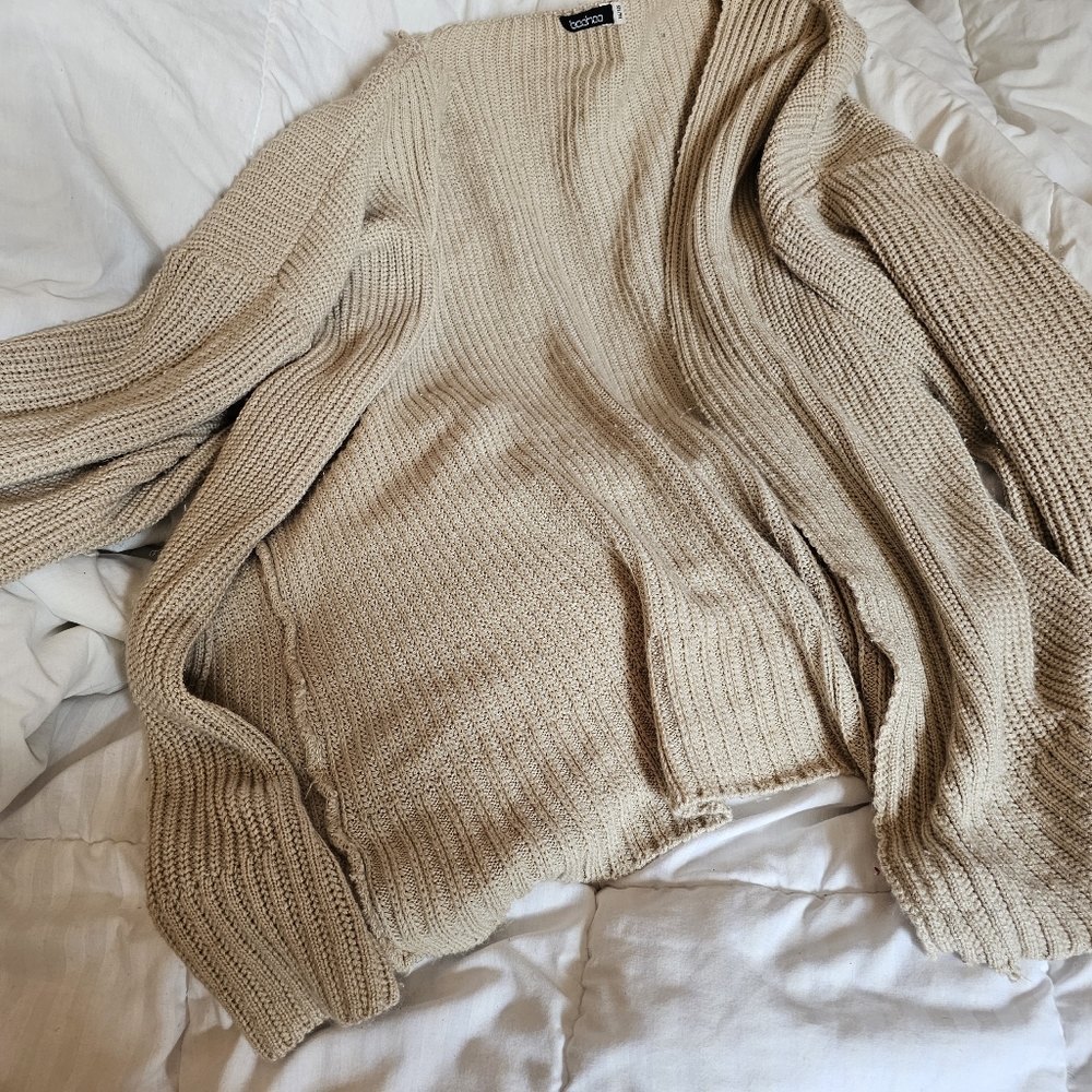 COPY - Tan Boohoo Cardigan and 5 tops